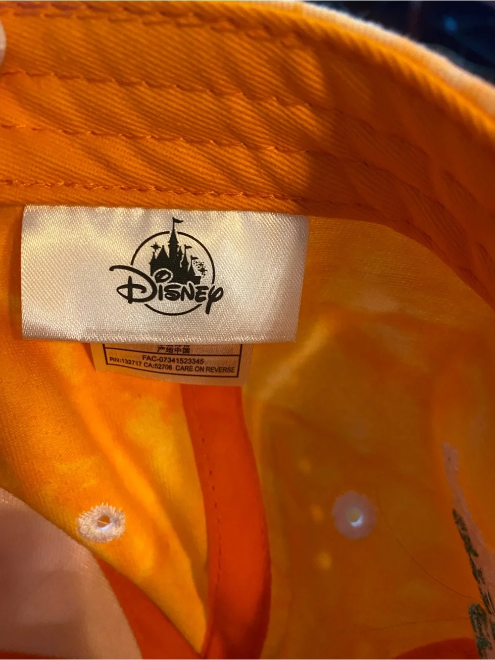 Disney Orange Bird Orange Patch Baseball Cap EPCOT